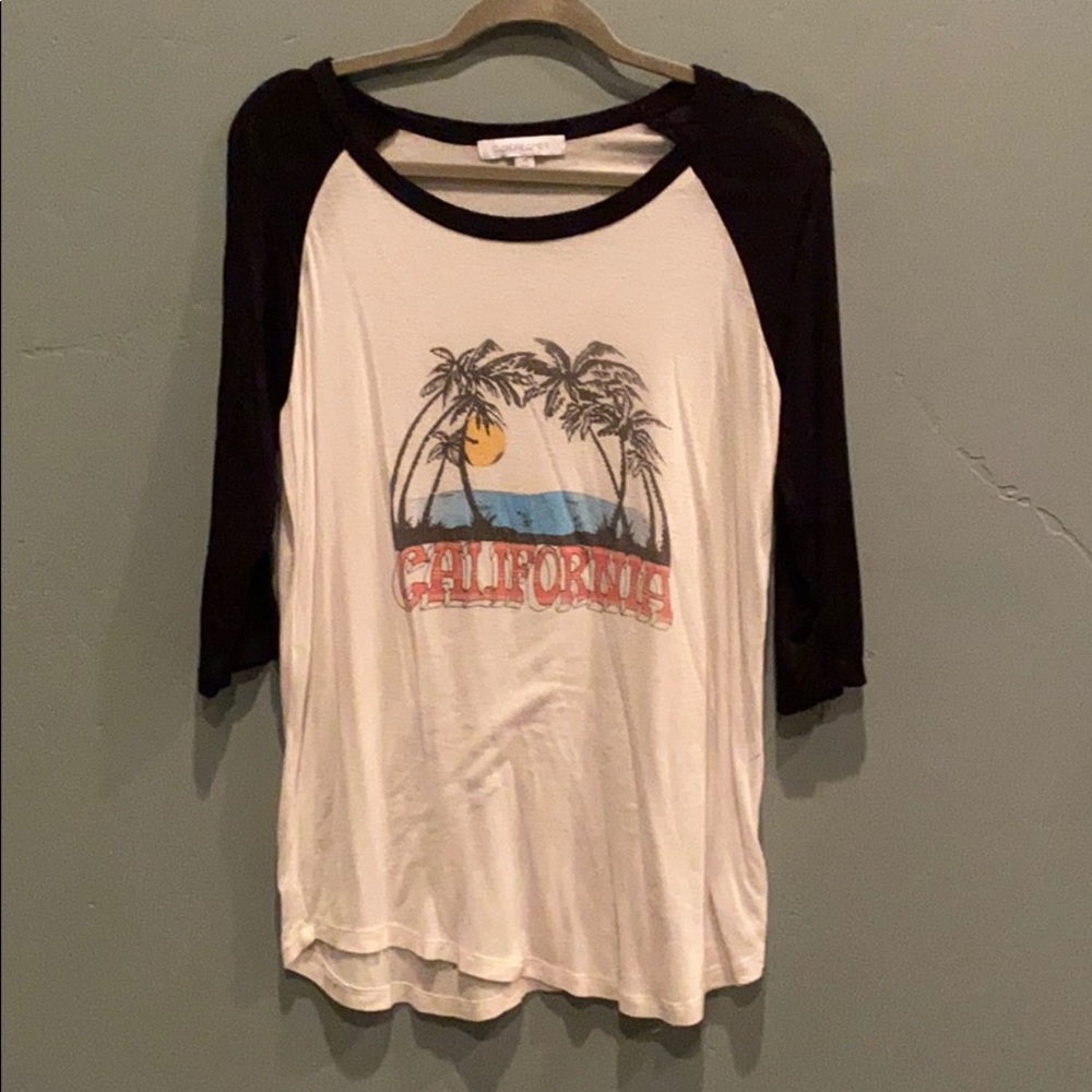 3 quarter length light cover up tee